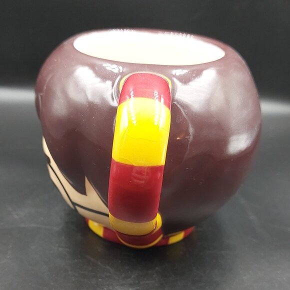 2 Harry Potter Ceramic 3D Face Figural Coffee Mug & Hufflepuff Cauldron EUC - Picture 5 of 12